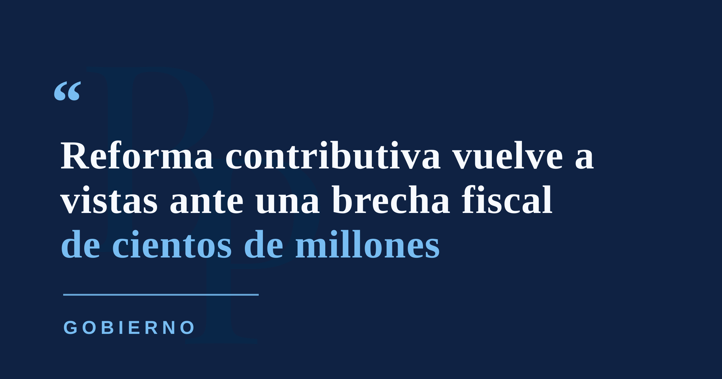 Cámara abre otra ronda de vistas sobre reforma contributiva ante brecha fiscal señalada por la Junta