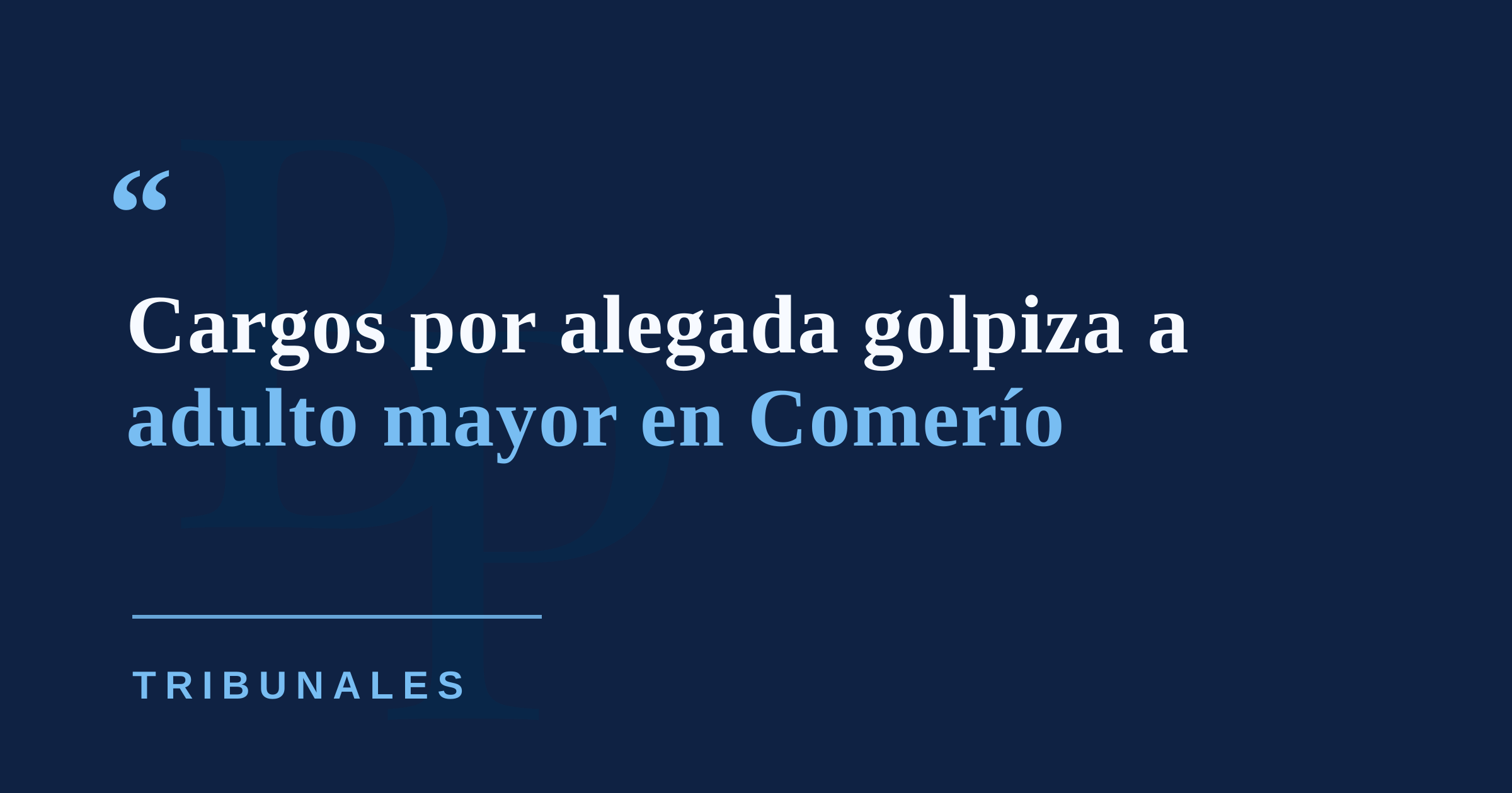 Hombre enfrenta cargos por alegada golpiza a sexagenario en Comerío