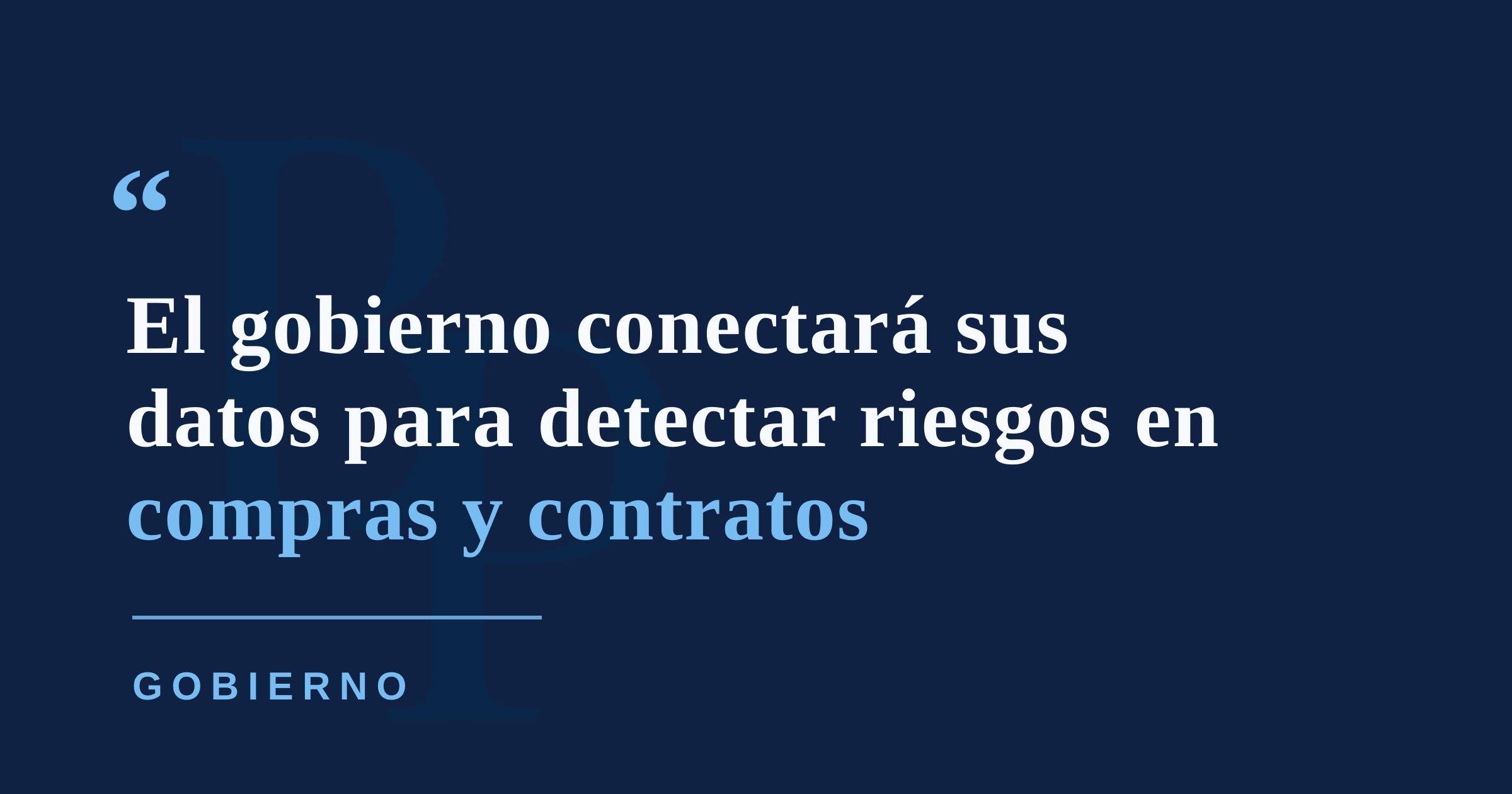 Contralora y ASG conectarán datos para vigilar compras y contratos del gobierno