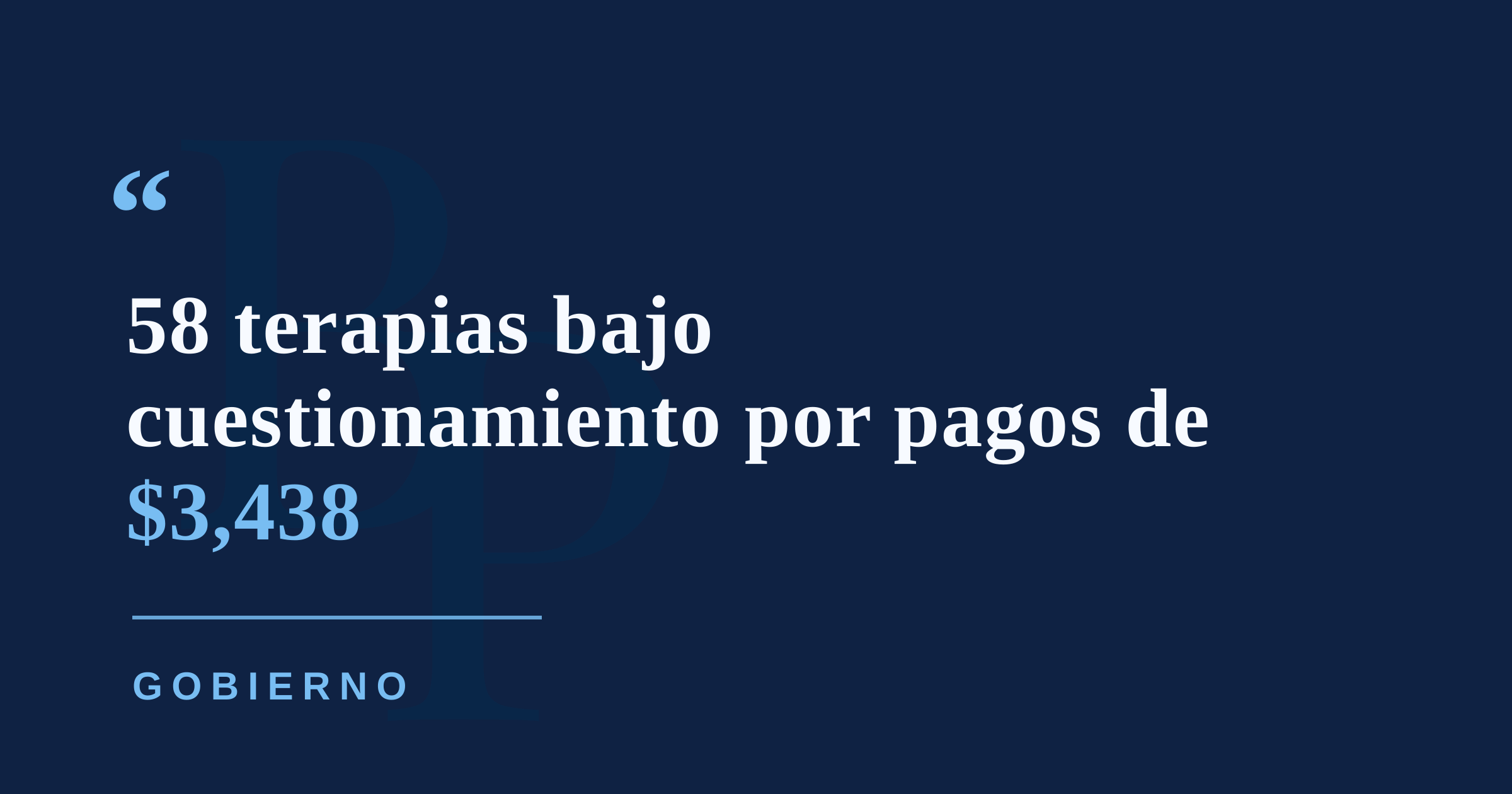 Contralora refiere a especialista por $3,438 en terapias presuntamente no brindadas a Educación