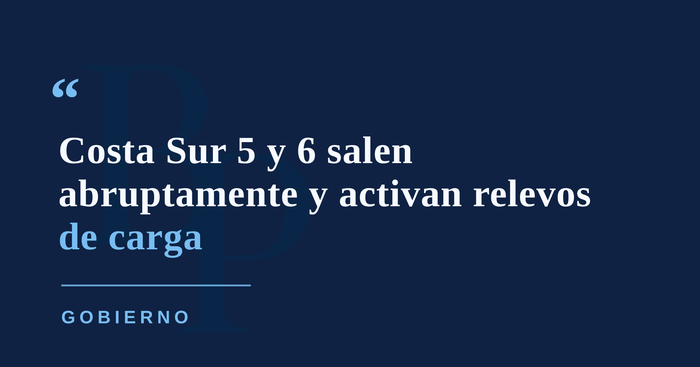 Salida de Costa Sur 5 y 6 provoca relevos de carga y deja a miles sin luz en Puerto Rico