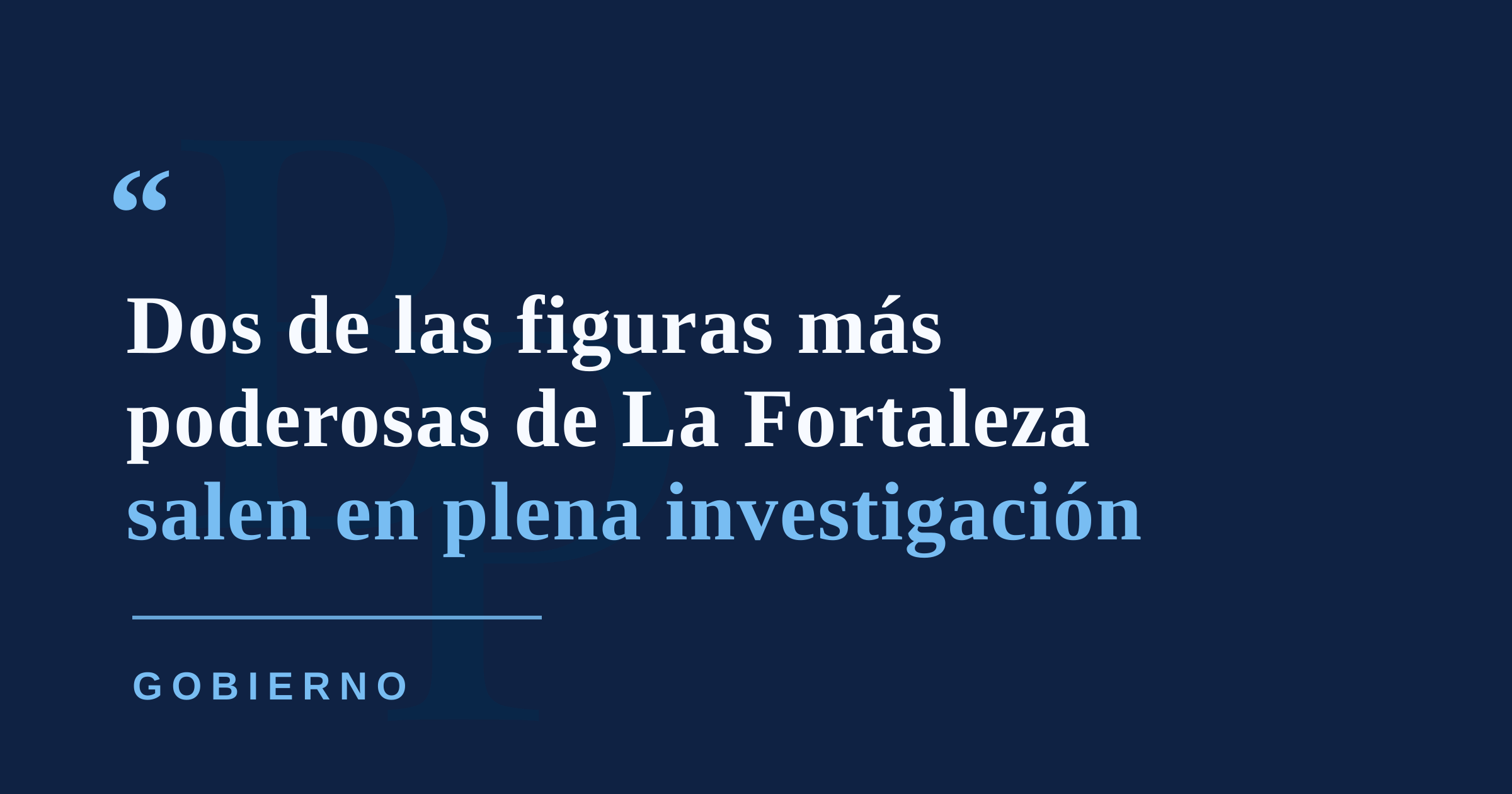 Crisis en La Fortaleza: Domenech e Itza García dejarán sus cargos en agosto en medio de pesquisas