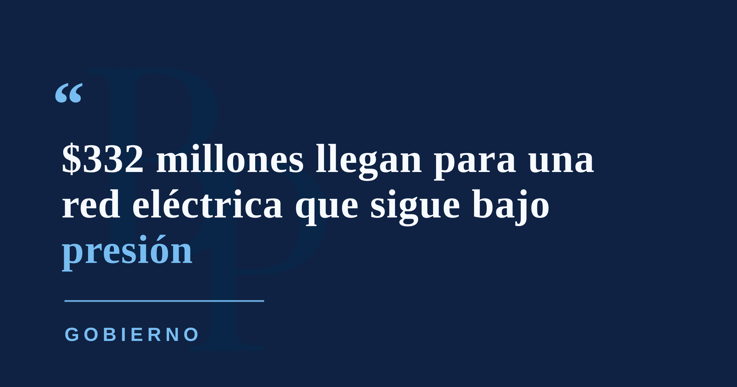 FEMA obliga $332 millones para 18 proyectos que buscan reforzar la red eléctrica de Puerto Rico