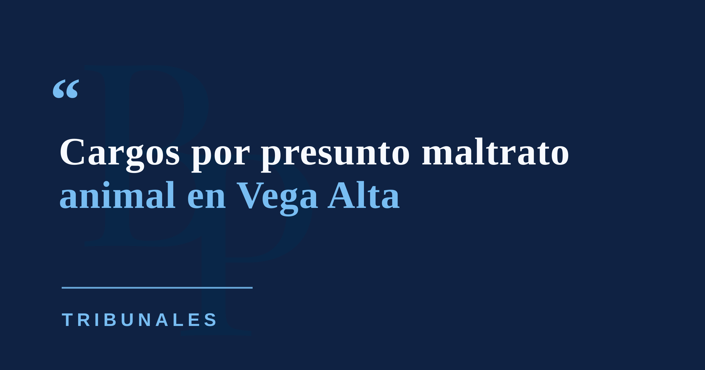 Hombre de 69 años enfrenta cargos por presunto maltrato de perros en Vega Alta