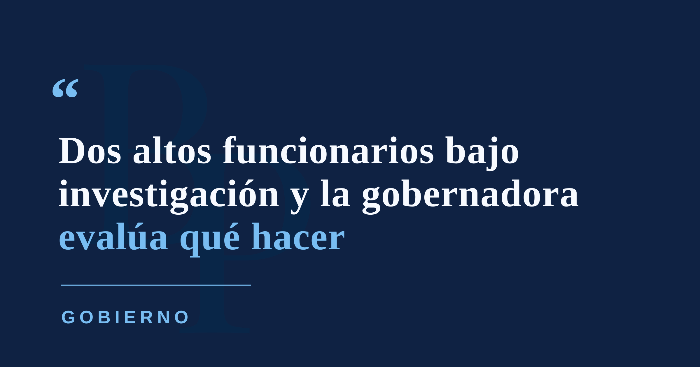 Jenniffer González evaluará el futuro de Domenech e Itza García tras confirmarse investigación del FEI
