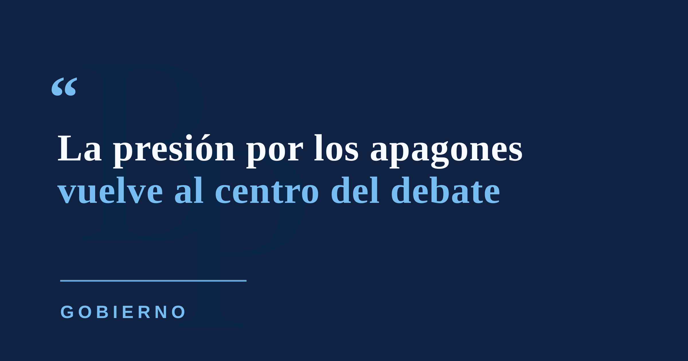 Jenniffer González promete más generación eléctrica mientras crece la presión por apagones