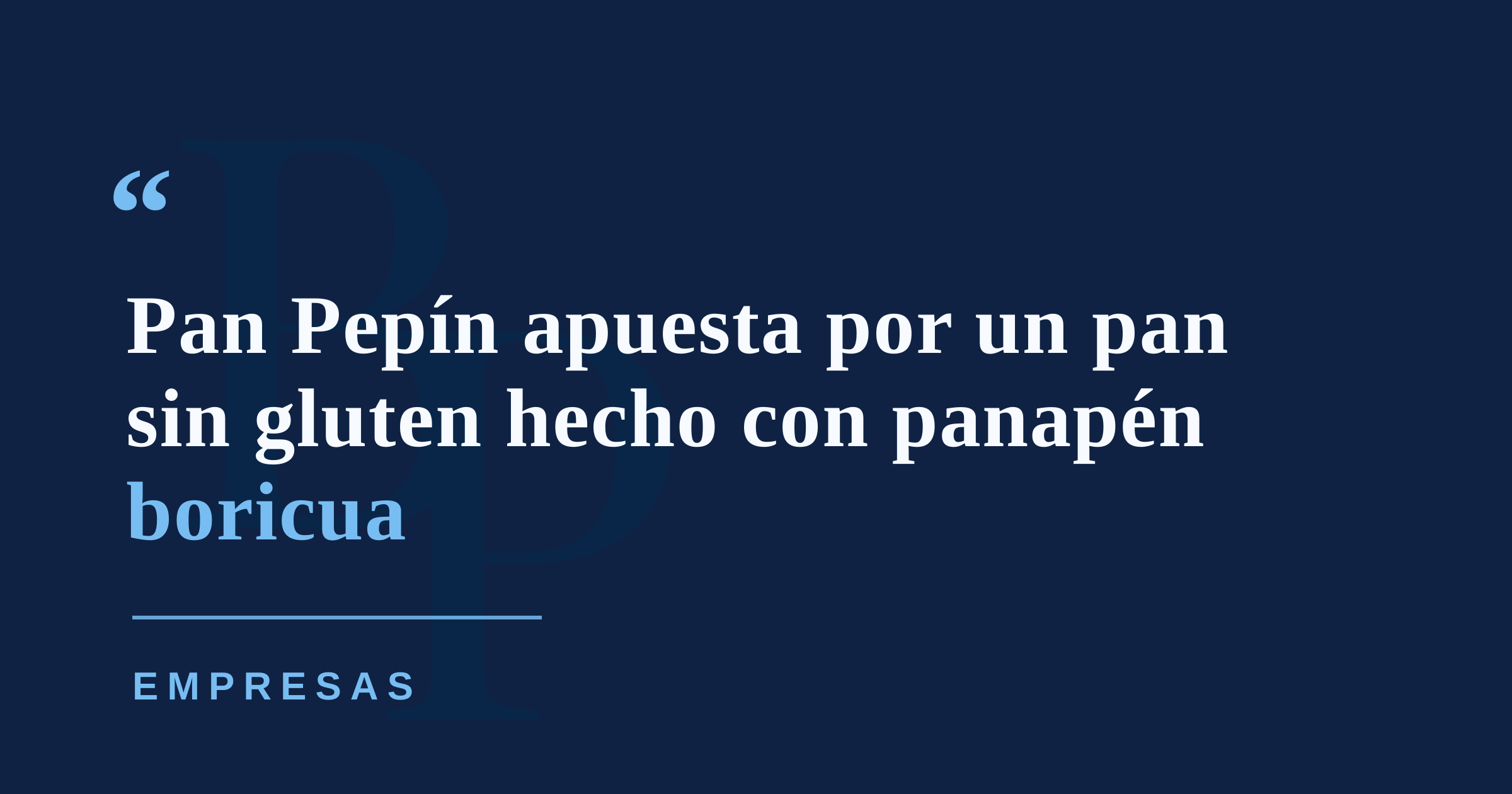 Pan Pepín entra al mercado sin gluten con pan de panapén cultivado en Utuado