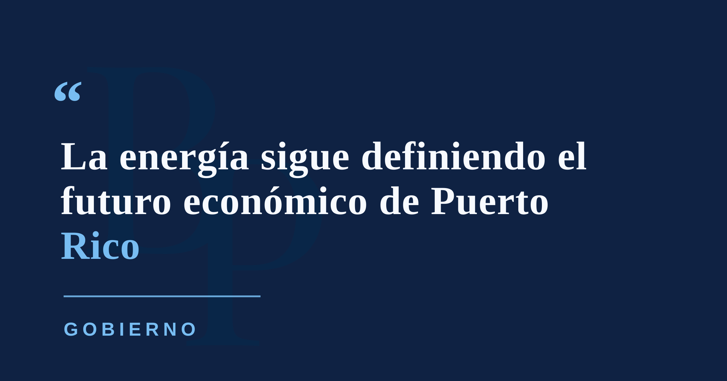 Gobierno acelera plan energético mientras crece presión por apagones y tarifas