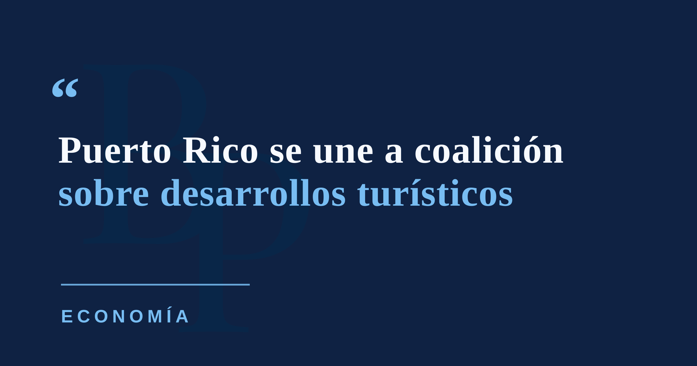 Organizaciones de Puerto Rico y otras islas crean coalición contra desarrollos turísticos de lujo
