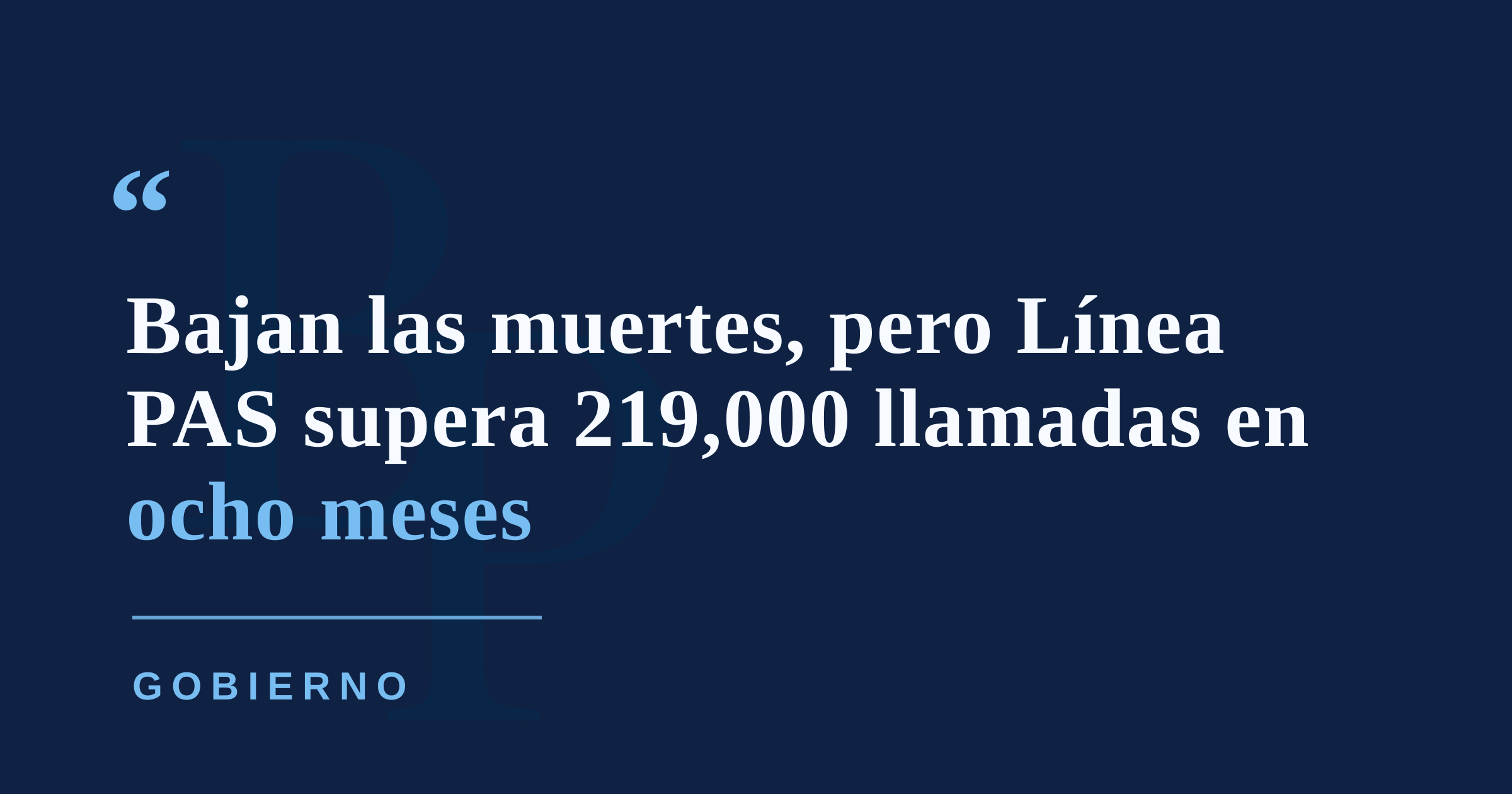 Puerto Rico registra 21 muertes por suicidio menos, pero Línea PAS supera 219,000 llamadas