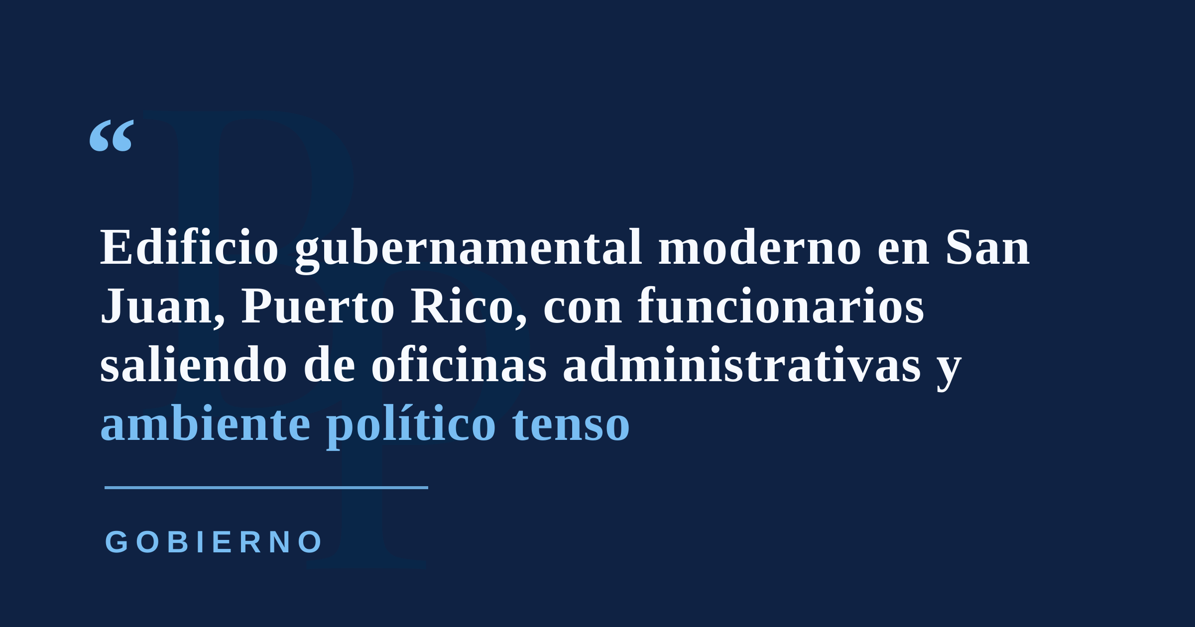 Renuncia jefe de Desarrollo Económico de Puerto Rico tras denunciar interferencia gubernamental
