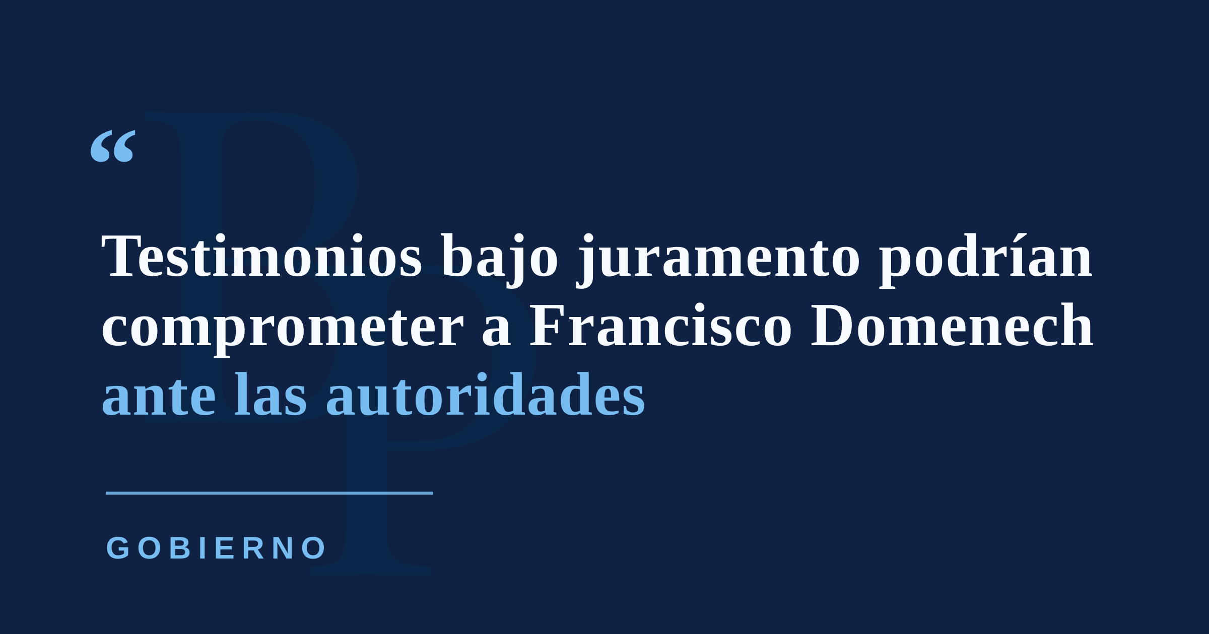 Senado enviará a agencias evidencia que podría comprometer a Francisco Domenech