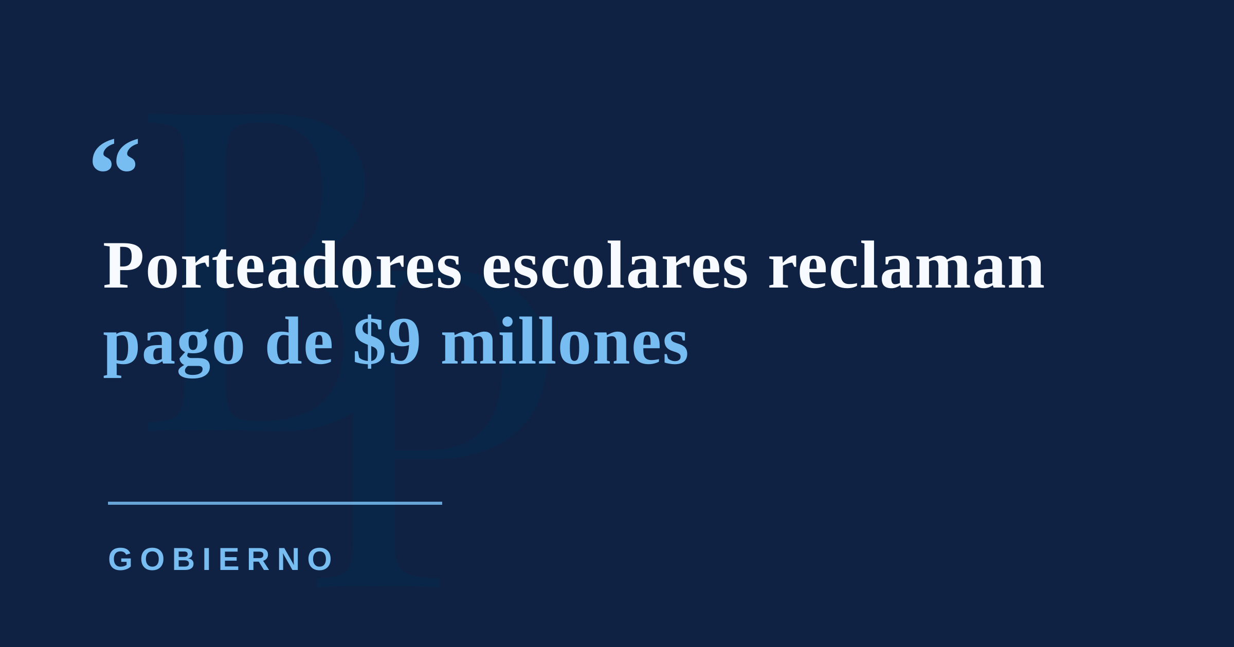 Transportistas escolares reclaman pago de unos $9 millones al Departamento de Educación